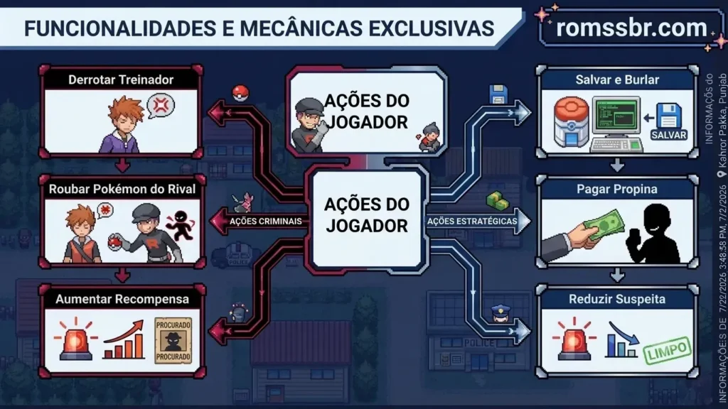 Funcionalidades e Mecânicas Exclusivas