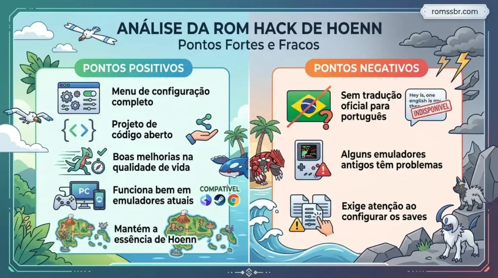 Pontos Positivos e Negativos