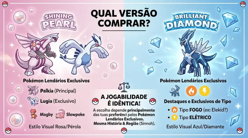 Qual Versu Pearlão Comprar, Diamond o