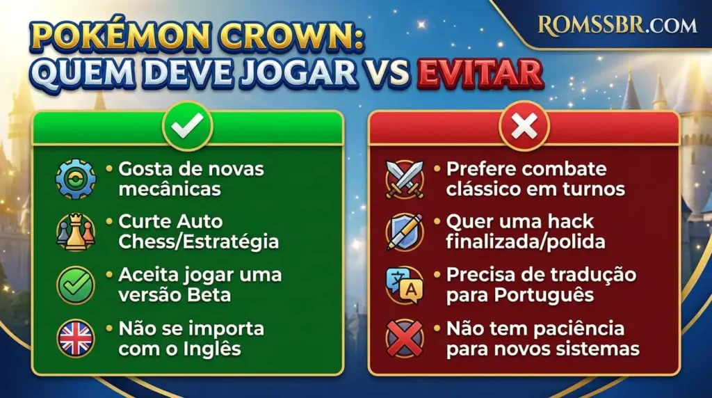 Quem Deve Jogar e Quem Deve Evitar de Pokémon Crown