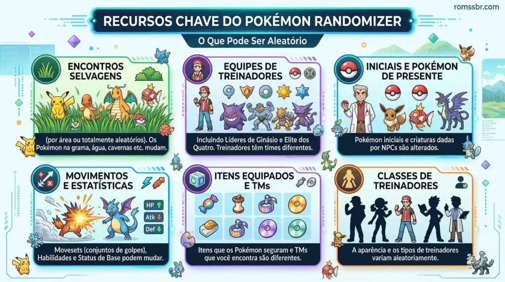Recursos principais