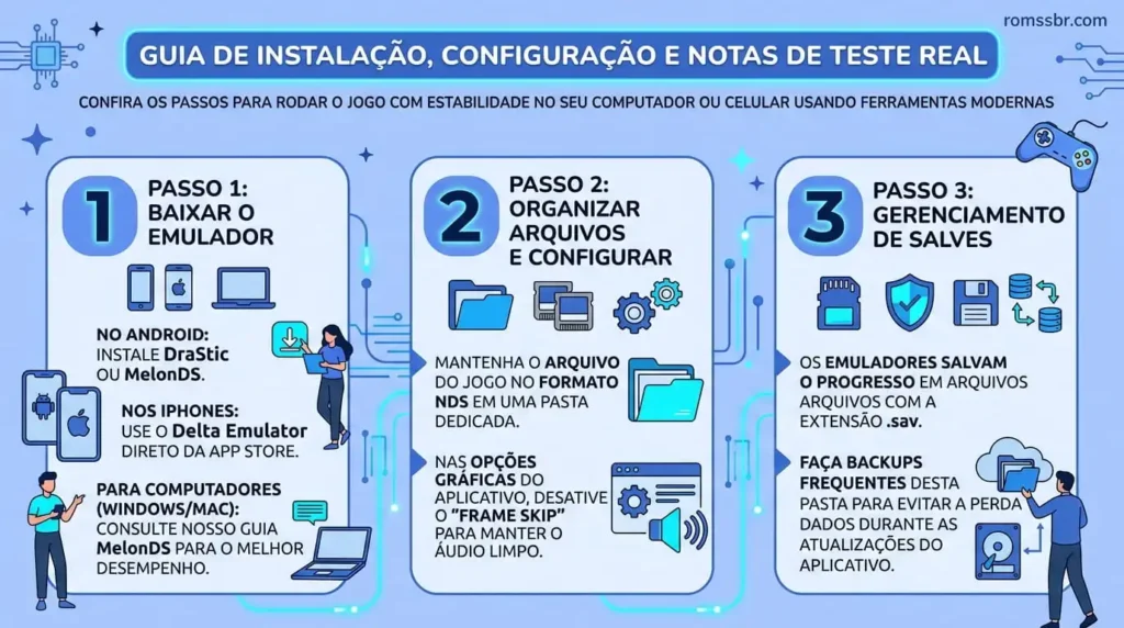 Guia de Instalação, Configuração e Notas de Teste Real