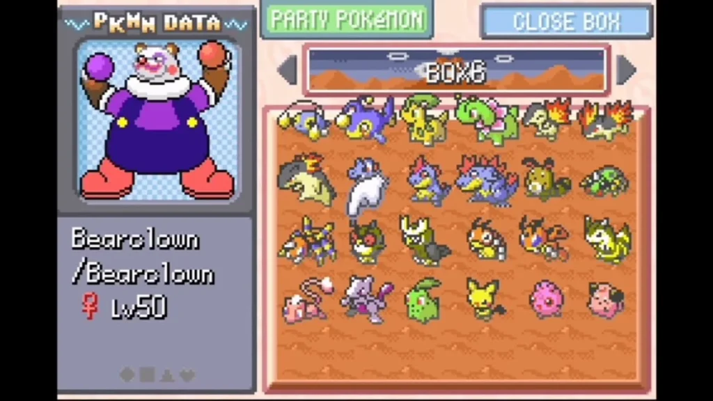 Pokemon Sweet Version GBA
