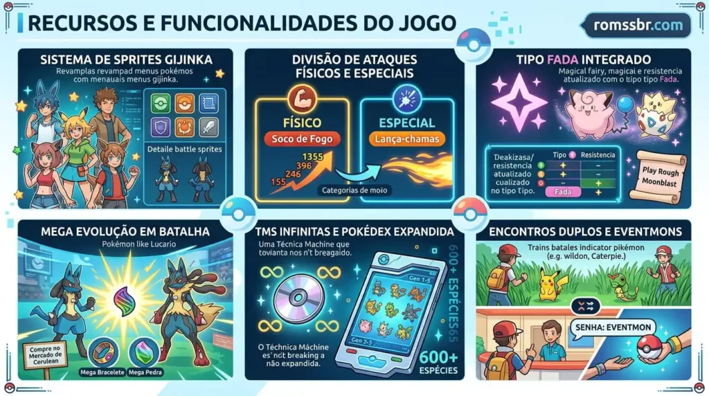 Recursos e Funcionalidades