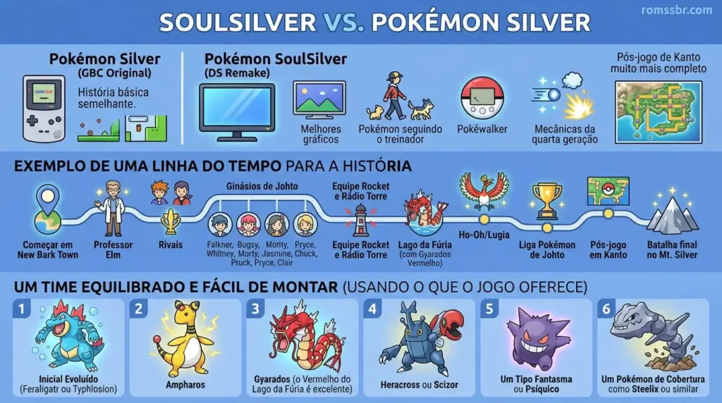 SoulSilver vs Pokémon Silver