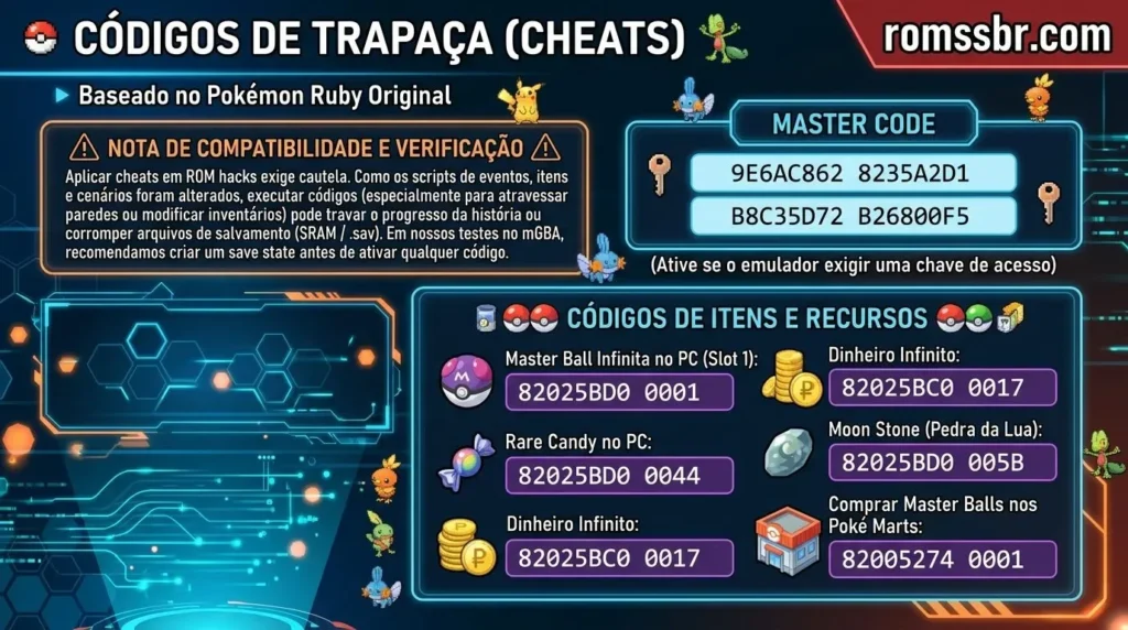 Códigos de Cheats